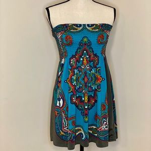 Paisley dress / babydoll tunic top